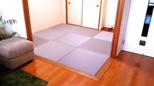 【グレー色の畳】10年使った本物の琉球畳からの入れ替え。畳の入替えもDIY