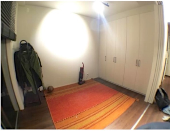 畳を敷く前のフローリングに絨毯の部屋