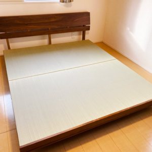クイーンサイズ・ベッドに敷く畳をサイズオーダー
