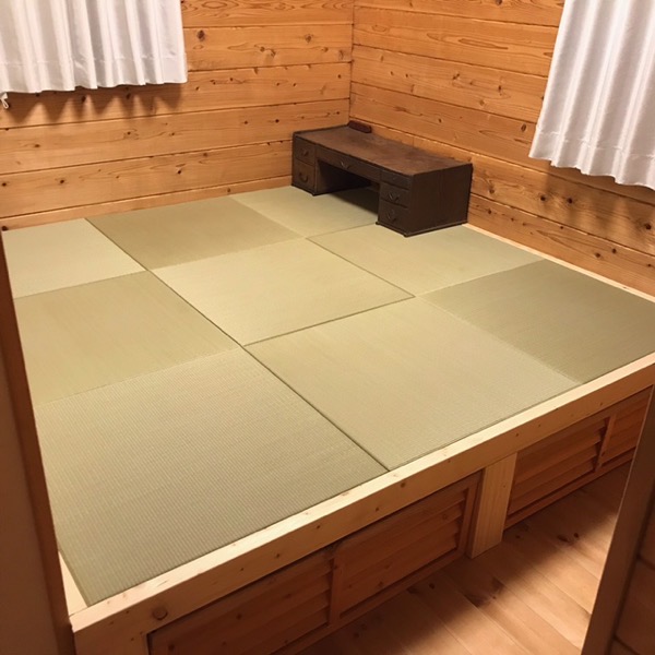 小上がりをdiyしたら 琉球畳で思った通りの仕上がりに