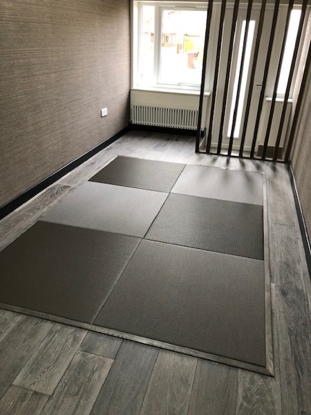 イギリスで琉球畳の和室