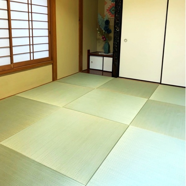 琉球畳に入れ替えた和室 DIY