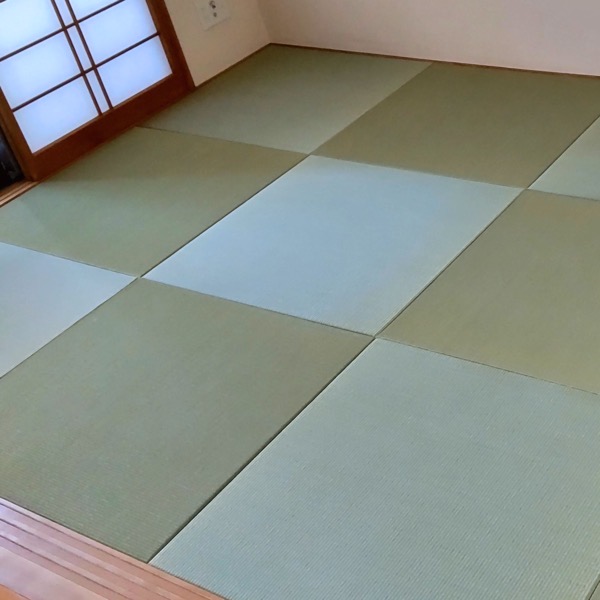和室に琉球畳を設置 東京都国分寺市