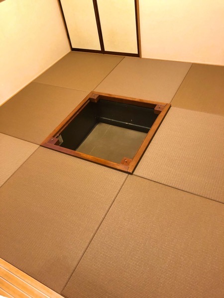 掘りごたつの畳を琉球畳にDIY