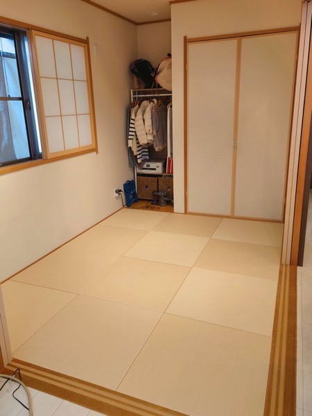 琉球畳で見違える和室にDIY