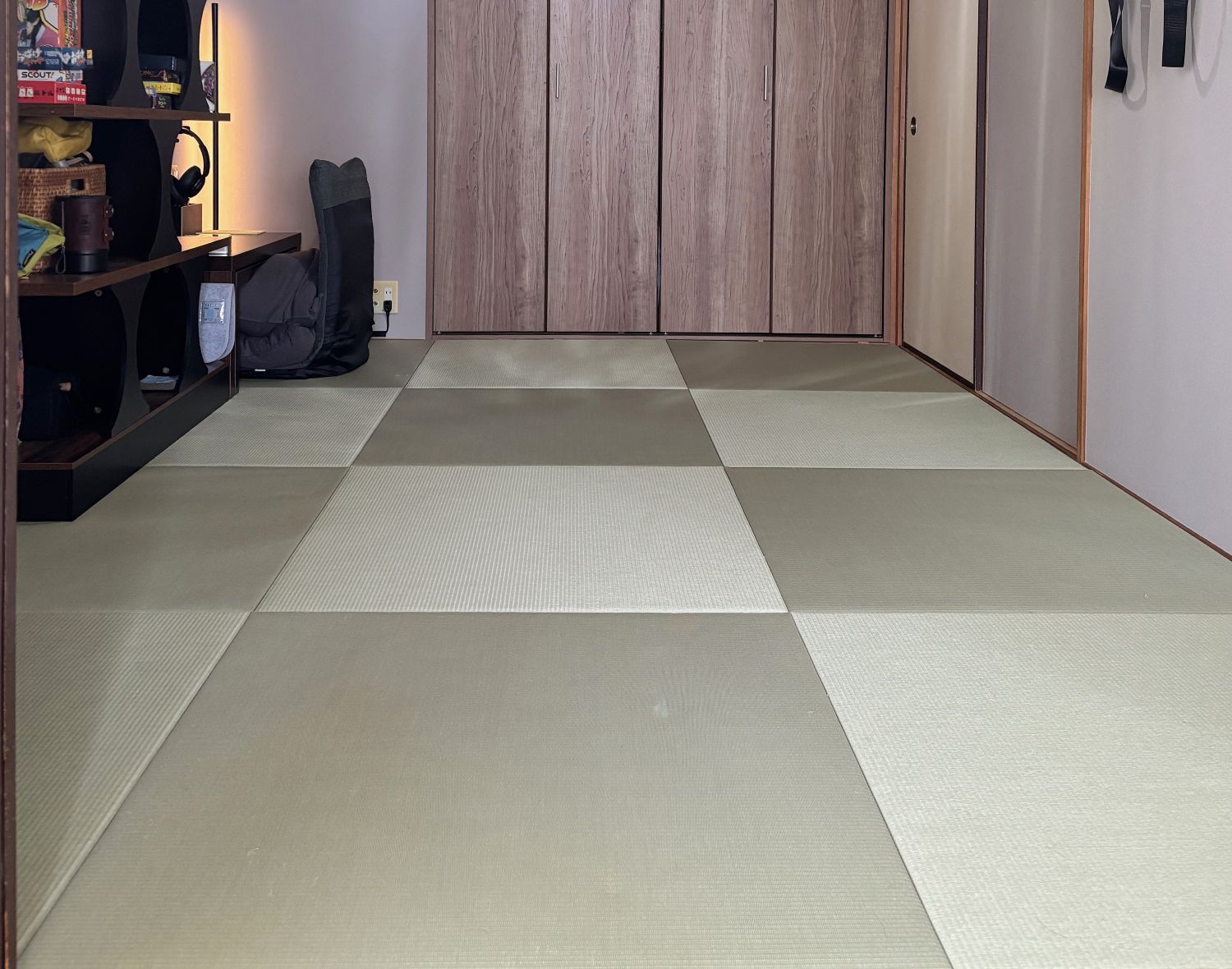 和室の畳を「洗える琉球畳」にDIYで入れ替えて清潔感あふれる空間に